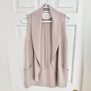 Wilfred Beige Sleeveless Jacket